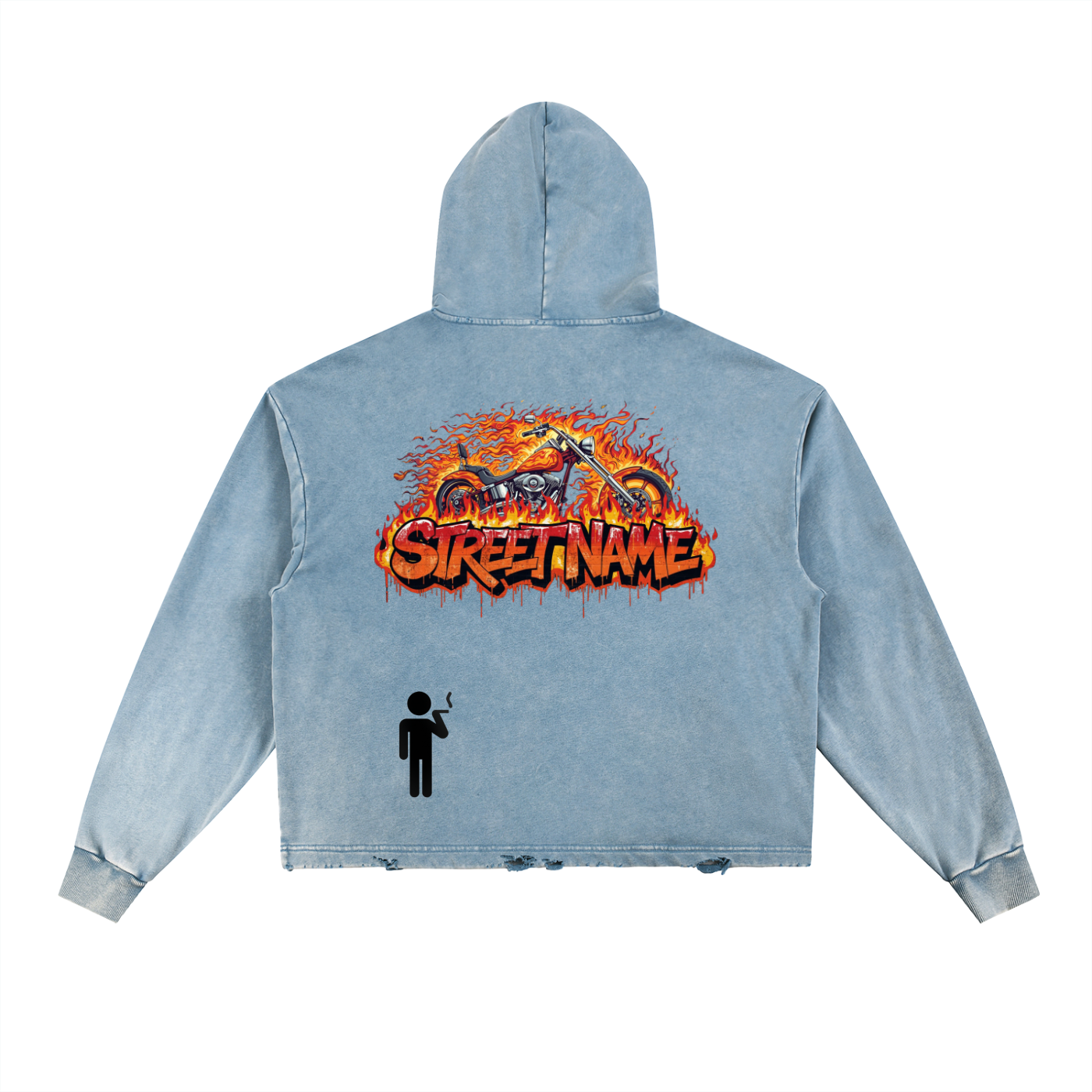 Street Name Fire Vintage Hoodie