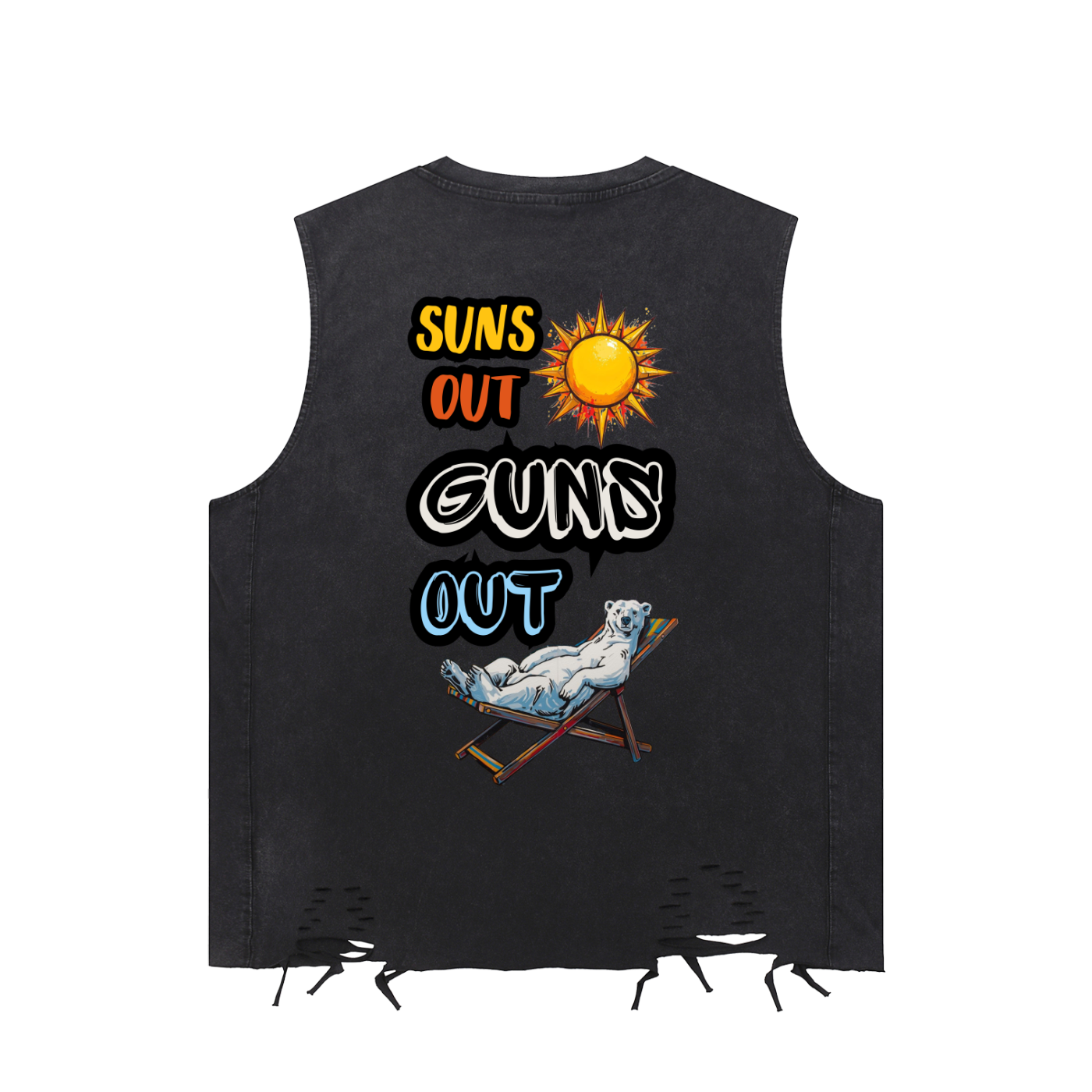 SUNS OUT GUNS OUT Box Tank Top