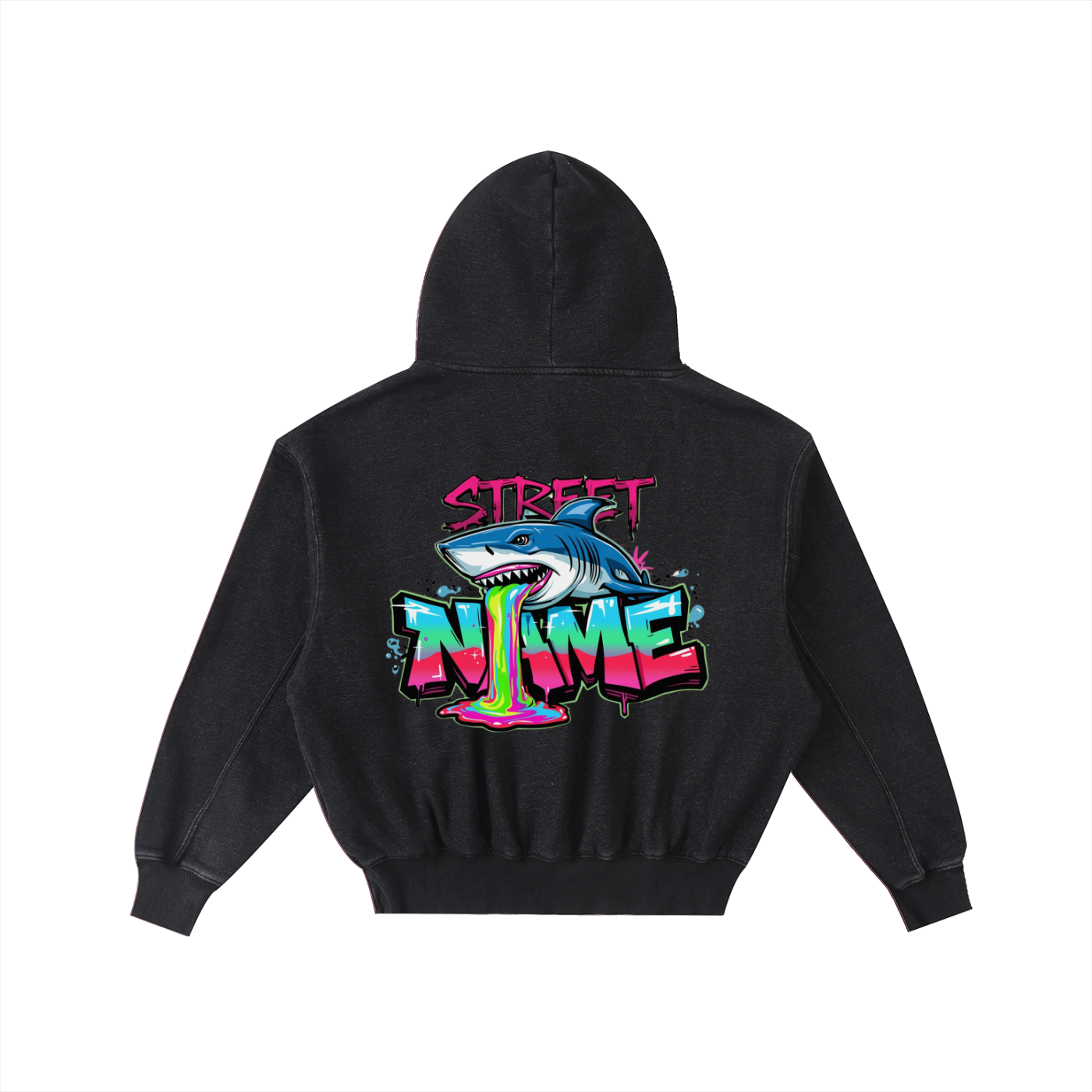 Rainbow Drooling Shark Hoodie