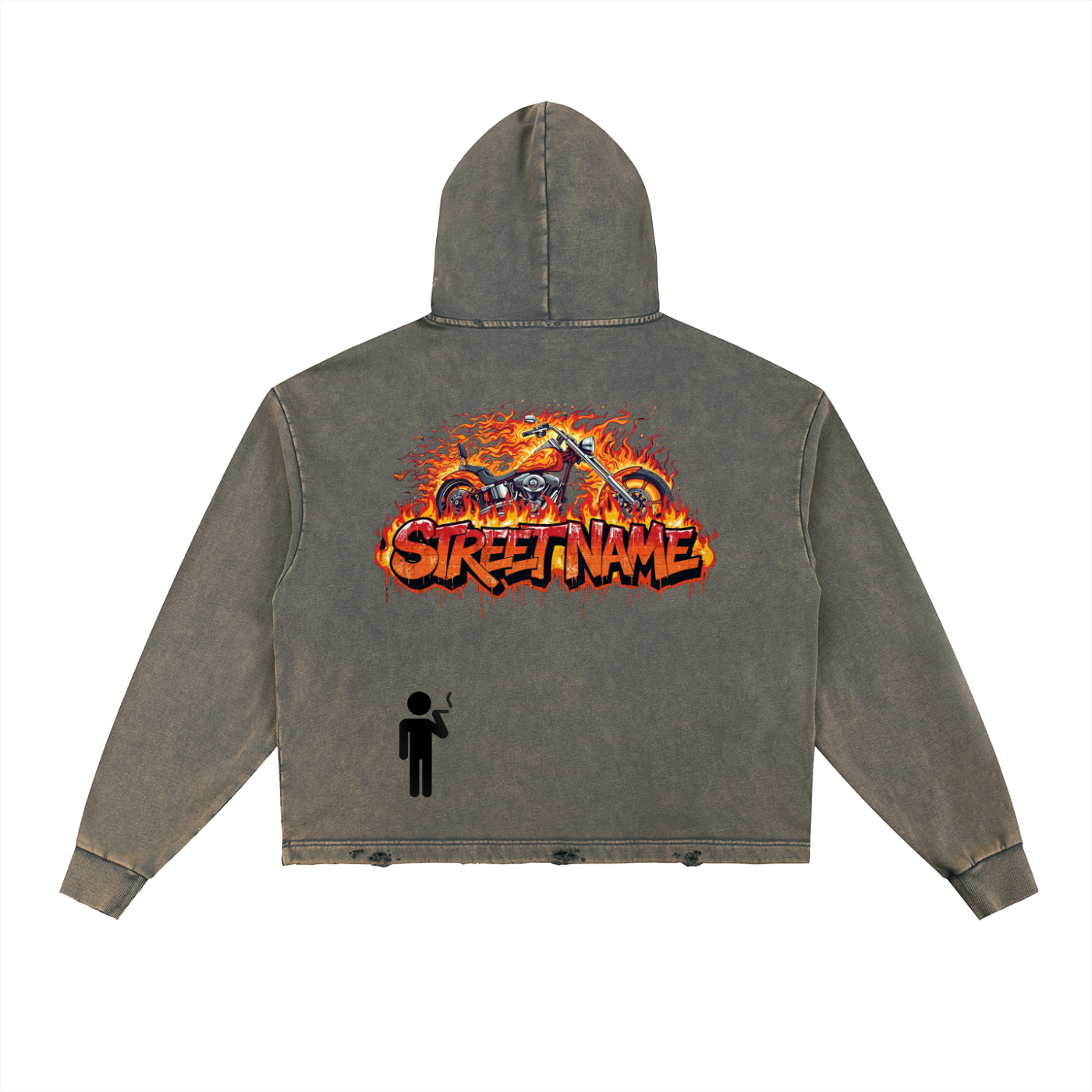 Street Name Fire Vintage Hoodie